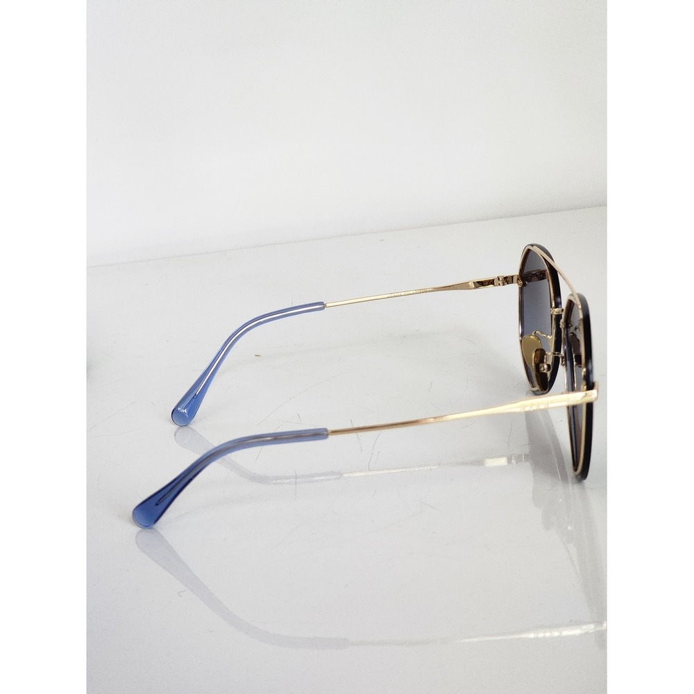 DIFF EYEWEAR Polarized Aviator Gold Blue Lens Sunglasses Lenox - Picture 5 of 8